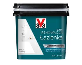 V33 Farba EASY RENOWACJA ŁAZIENKA BIAŁY SATYNA 0,75L_Remontownia24.pl