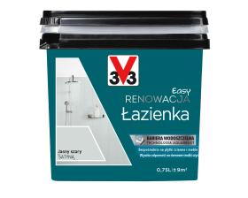 V33 Farba EASY RENOWACJA ŁAZIENKA JASNY SZARY SATYNA 0,75L_Remontownia24.pl