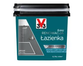 V33 Farba EASY RENOWACJA ŁAZIENKA ANTRACYT SATYNA 0,75L_Remontownia24.pl