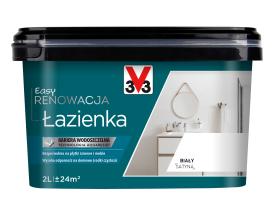 V33 Farba EASY RENOWACJA ŁAZIENKA BIAŁY SATYNA 2L_Remontownia24.pl