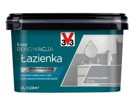 V33 Farba EASY RENOWACJA ŁAZIENKA SZLACHETNY POPIEL SATYNA 2L_Remontownia24.pl