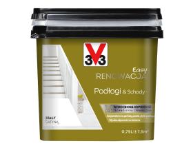 V33 Farba EASY RENOWACJA PODŁOGI & SCHODY BIAŁY 0,75L_Remontownia24.pl