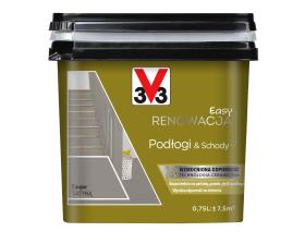 V33 Farba EASY RENOWACJA PODŁOGI & SCHODY TAUPE SATYNA 0,75L_Remontownia24.pl