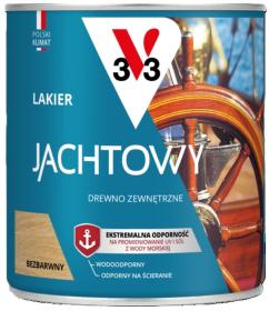 V33 Lakier JACHTOWY BEZBARWNY POŁYSK 0,75L_Remontownia24.pl