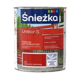 Farba Śnieżka UREKOR S PODKŁAD ANTYKOROZYJNY CZERWONY TLENKOWY U01 0,8L_Remontownia24.pl
