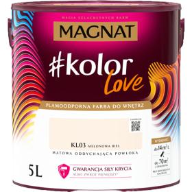 Obrazek dla: Farba Magnat #KolorLove MELONOWA BIEL 5L KL03