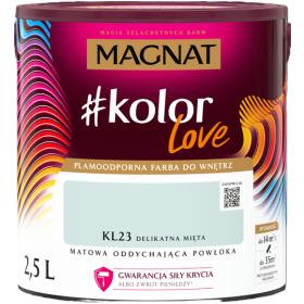 Obrazek dla: Farba Magnat #KolorLove DELIKATNA MIĘTA 2,5L KL23