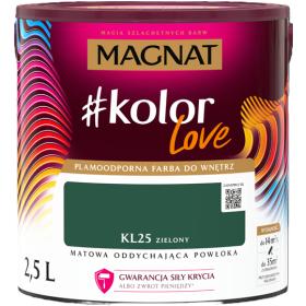Obrazek dla: Farba Magnat #KolorLove ZIELONY 2,5L KL25