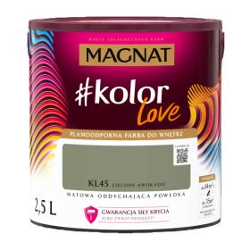 Obrazek dla: Farba Magnat #KolorLove ZIELONE AWOKADO 2,5L KL45