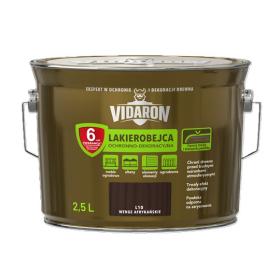 Obrazek dla: Vidaron Lakierobejca OCHRONNODEKORACYJNA L10 WENGE AFRYKAŃSKIE 2,5L