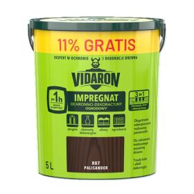 Obrazek dla: Vidaron Impregnat OCHRONNODEKORACYJNY OGRODOWY R07 PALISANDER 4,5L+11% Gratis