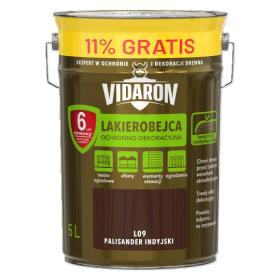 Obrazek dla: Vidaron Lakierobejca OCHRONNODEKORACYJNA L09 PALISANDER INDYJSKI 4,5L+11% Gratis
