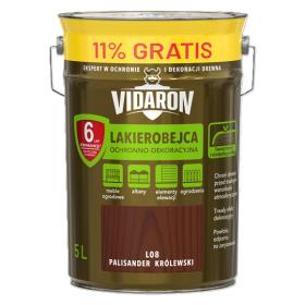 Obrazek dla: Vidaron Lakierobejca OCHRONNODEKORACYJNA L08 PALISANDER KRÓLEWSKI 4,5L+11% Gratis