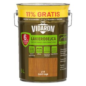 Obrazek dla: Vidaron Lakierobejca OCHRONNODEKORACYJNA L19 ZŁOTY DĄB 4,5L+11% Gratis