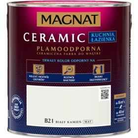Obrazek dla: Farba Magnat Ceramic Kuchnia Łazienka BIAŁY KAMIEŃ 2,5L B21