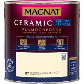 Obrazek dla: Farba Magnat Ceramic Kuchnia Łazienka KREMOWY MARMUR 2,5L B7