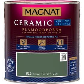 Obrazek dla: Farba Magnat Ceramic Kuchnia Łazienka ZIELONY NEFRYT 2,5L B26