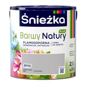 Obrazek dla: Farba Śnieżka BARWY NATURY PLUS Księżycowa Noc BP09 2,5L